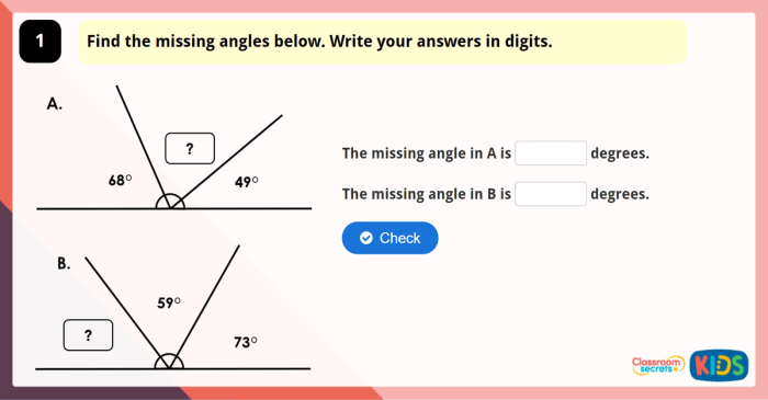 Lesson 18 problem solving with angles answer key