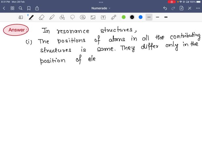 Which choice represents a pair of resonance structures